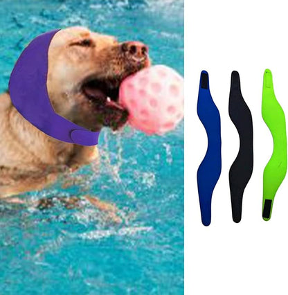 Dog Ear Covers for Bath 3Pcs Upgrade Anti-Slip Swim Cap Plugs Shower Caps Rain Hat for Bathing Rainy Days Swimming – Ear Protectors for Small Medium Large Dogs Puppies Cats (Small
