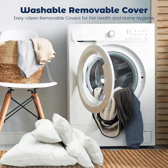 Miguel Removable Washable Dog Bed for Medium Dog Easy Clean 30 Inch