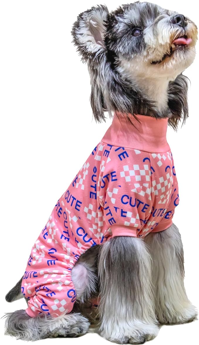 CuteBone Turtleneck Dog Pajamas Pet Clothes Thermal Dralon Onesie Cashmere High-Necked Puppy Pjs Coat - Warm, Cozy, and Stylish Sleepwear for Pets GP02M