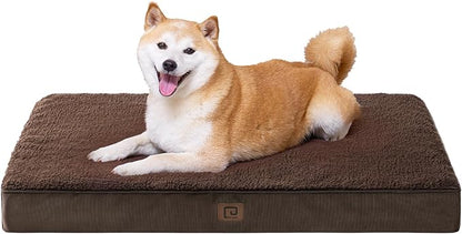 EHEYCIGA Orthopedic Dog Beds for Large Dogs with Removable Washable Cover 36x27
