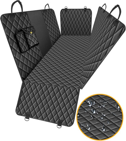 Waterproof Dog Car Seat Cover for Back Seat: Suitable for Small and Large Dogs
