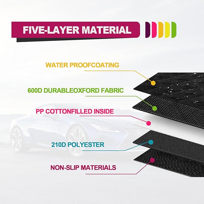 Waterproof Non-Slip Durable Dog Cargo Cover Mat for Cars