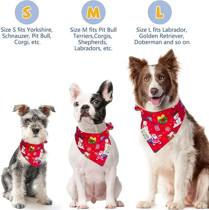 SCENEREAL Christmas Dog Bandana