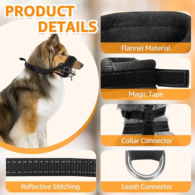 SlowTon Soft Dog Muzzle