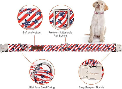 Unique style paws Dog Collar Metal Buckle Collar