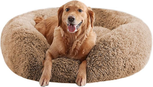 Calming Dog Beds for Large Dogs 80Lbs, 34inch