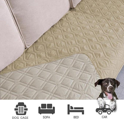 Ameritex Waterproof Dog Bed Cover Pet Blanket for Furniture Bed Couch Sofa Reversible