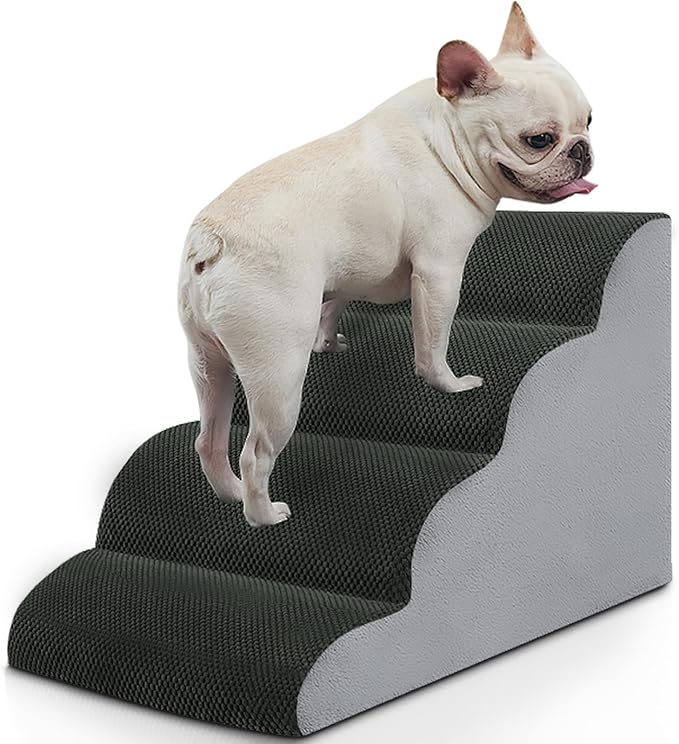 BOMOVA Dog Stairs for Small Dogs 4-Step Dog 2/3/4/5 Steps