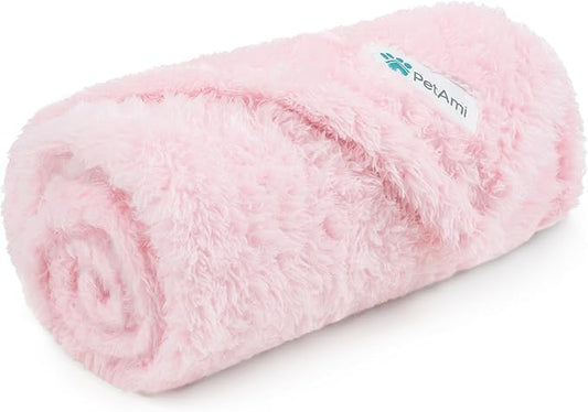 PetAmi Dog Blanket for Small Dogs Pink 24x32
