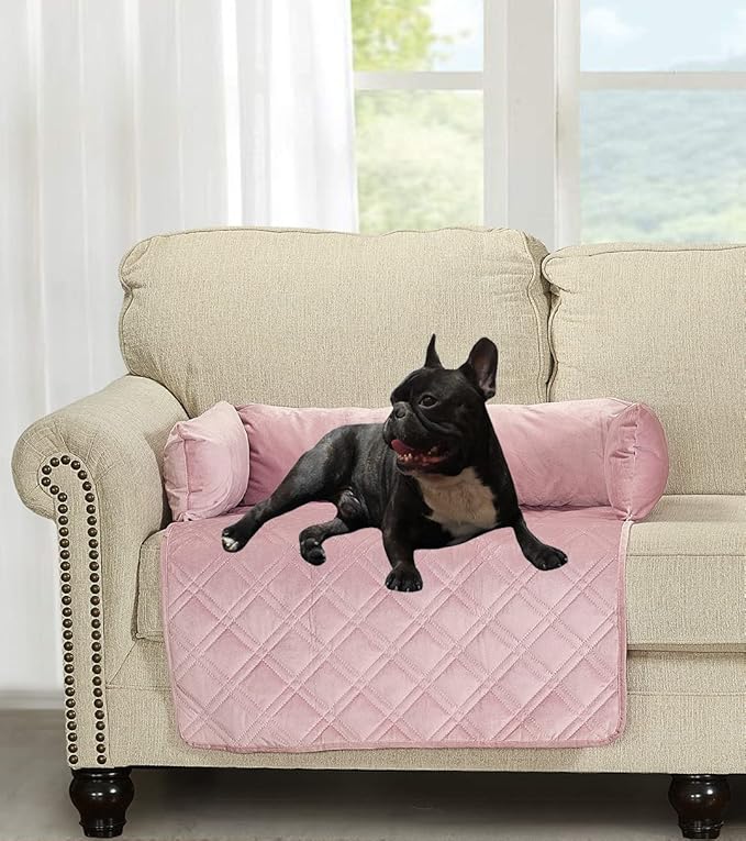 Brilliant Sunshine Premium Pink Silky Velvet Pet Sofa Bed