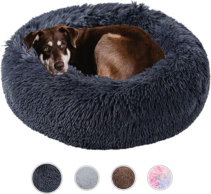 Dog Bed Calming Dog Beds for Small Medium Large Dogs Bed(35")