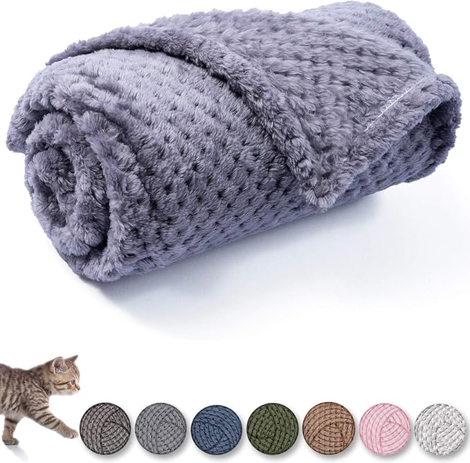 Dog Blanket or Cat Blanket or Pet Blanket (M/32" x 40", Purple)