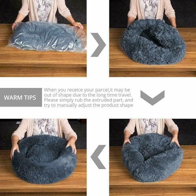 Cat Beds for Indoor Cats 24 inches,