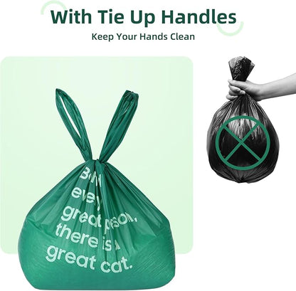 125 Count Cat Litter Bags for Poop Biodegradable