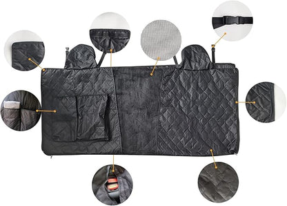 QianBao Compatible with Car Pet Dogs Back Seat 2020 2021 2022 2023 2024 Black