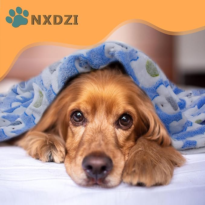 Dog Blankets Washable 3 Pack 41" x 31", Fuzzy