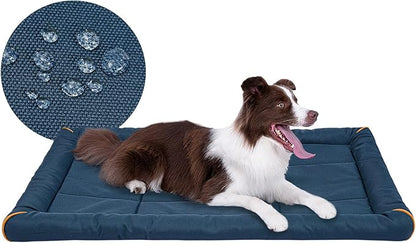 Miguel Oxford 900D Outdoor Waterproof Dog Bed for Metal Dog Crates Water-Resistant All Weather Pet Mat Durable Easy Wipe Clean Travel Indoor Outdoor Puppy Cat Crate Bed 40inch