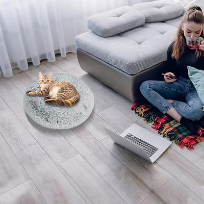 Nisrada Cat Beds for Indoor Cats 24 Inch