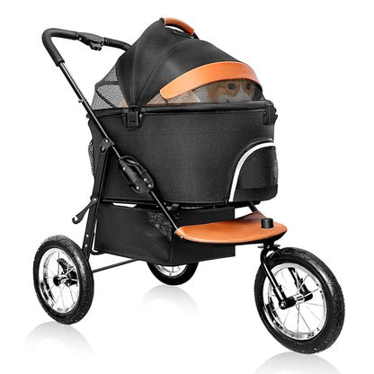 Dog Strollers for Medium Small Pet 3 in 1 Pet 3 Wheels
