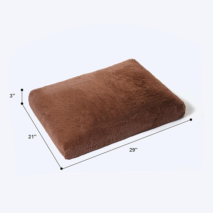 Plush Dog Crate Bed 29"x21")