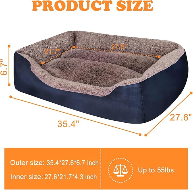 PUPPBUDD Dog Beds for Medium Dogs