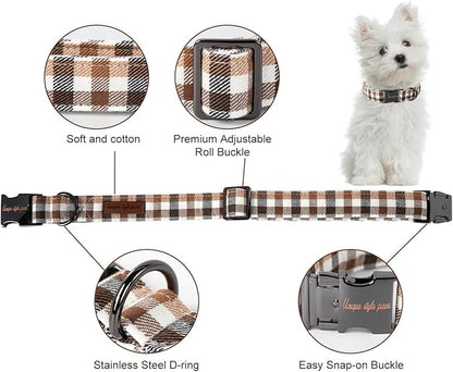 Unique style paws Dog Collar Metal Buckle Collar