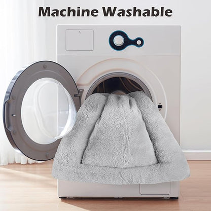 SIWA MARY Dog Bed Mat Soft Crate Pad Pad(29'' x 21'' Grey)