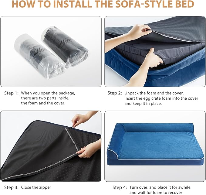 Large Orthopedic Dog Beds for Large Dogs