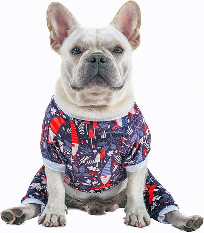 CuteBone Dog Pajamas Christmas Clothes Pjs for Small P107XL