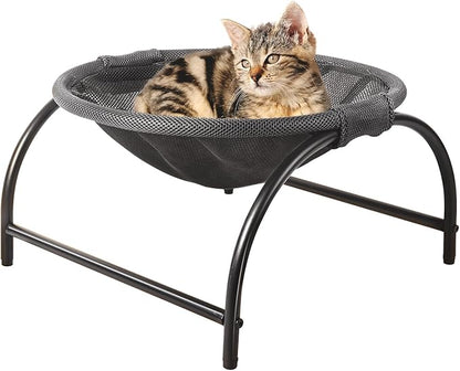 Cat Bed Dog Bed Pet Hammock Bed Cat Sleeping Cat Supplies Pet Supplies Whole Wash Stable, Detachable & Breathable Easy Assembly Indoors Outdoors, 16.9 in x 16.9 in x 9.5 in