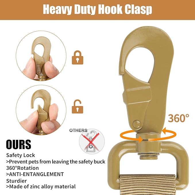 Tactical Dog Collar Leash Set