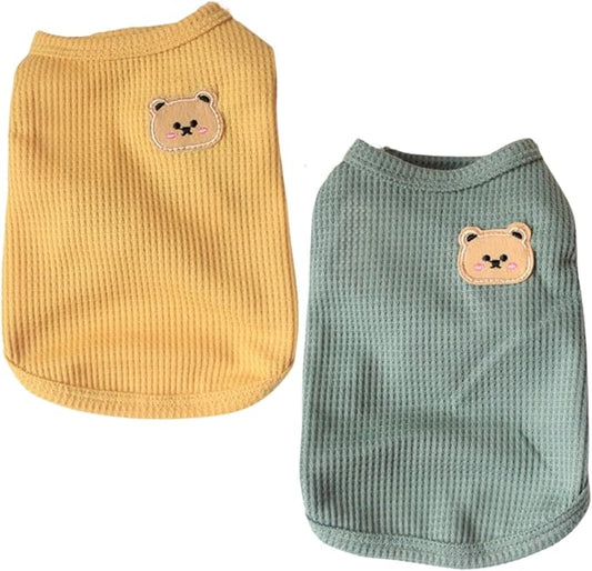 Cotton Dog Shirt Summer Lightweight Pet T-Shirts Soft