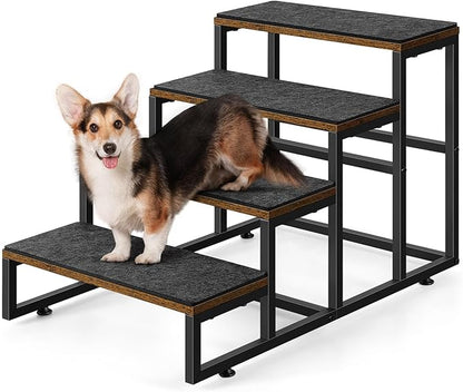 Dog Stairs for Small Dogs 4 Steps