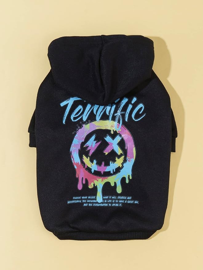 QWINEE Dog Hoodie Dog Shirt Sweatshirt Stylish Dog