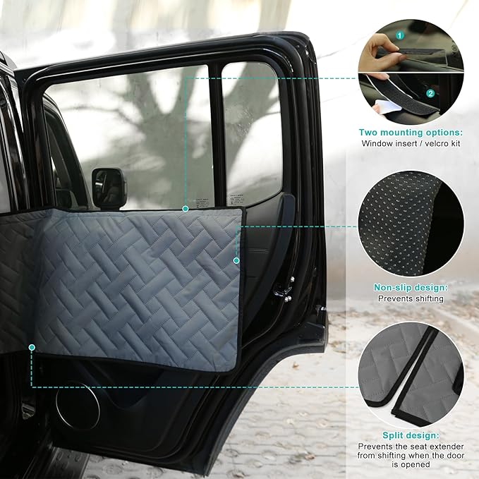 AQQHSAIN Back Seat Extender for Dogs