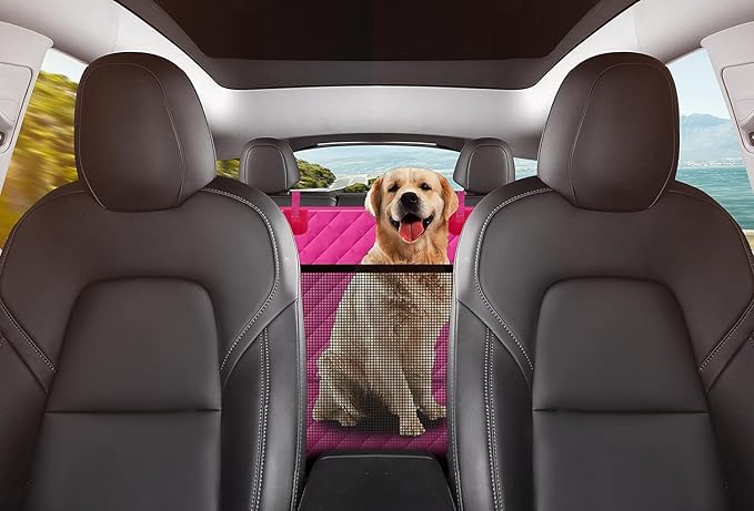 GXT Dog Back Seat Cover Protector for Cars SUV and Trucks with Mesh Window