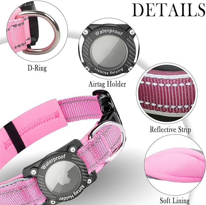 AirTag Dog Collar 100% Waterproof