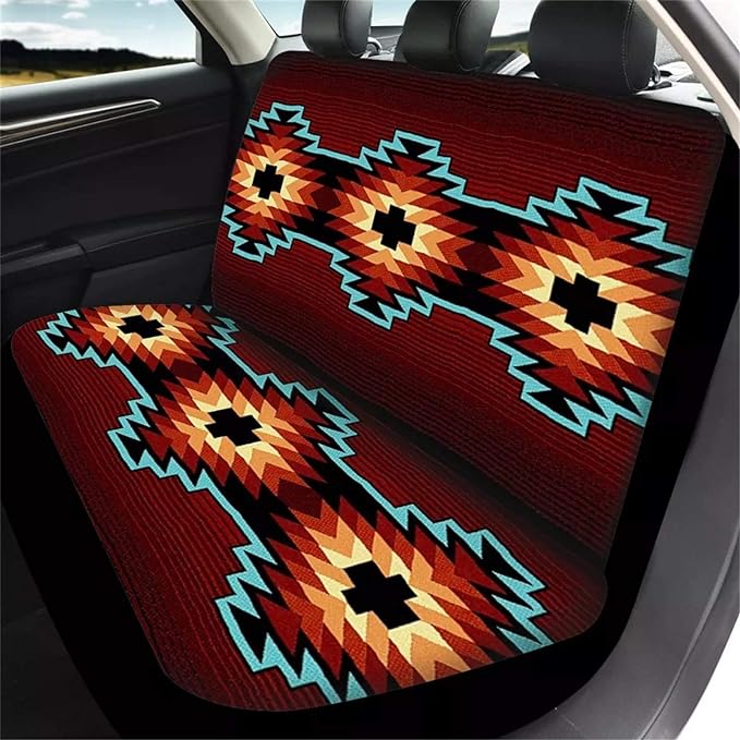 WELLFLYHOM Split Rear Seat Covers for Trucks Car