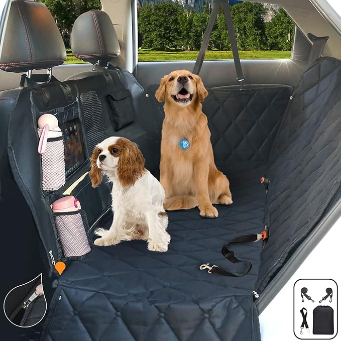 ELLONI Backseat Dog Cover for Car