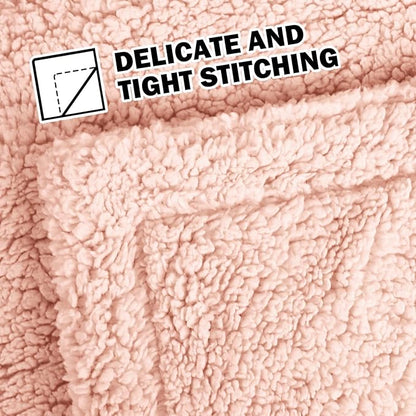 furrybaby Dog Blanket Soft Dog Blankets for Large Dogs Puppy Essentials Washable Fluffy Sherpa Fleece Cat Blanket 41x65 Inches for Bed Furniture Couch Sofa (Double-Layer X Large