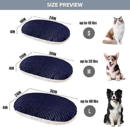 Patas Lague Reversible Orthopedic XL Dog Bed for Large Dogs 36''x24''