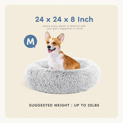 DUMOS Calming Dog Bed 24 Inch 25 lbs