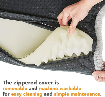 Friends Forever Faux Fur Pet Bed 30x20