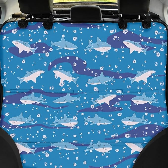 AFPANQZ Shark Dog Back Seat Cover Protector Scratchproof