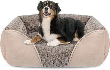 INVENHO X-Large Dog Bed for Large Medium Small Dogs Rectangle Washable Dog Bed XL(35"x25"x10")