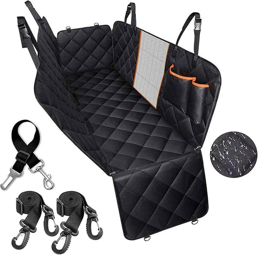 3 in 1 Split Dog Car Seat Cover for Back Seat 100% Waterproof 3 in 1)