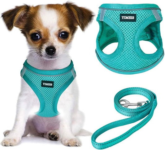 YIMEIS Dog Harness and Leash Set 1)