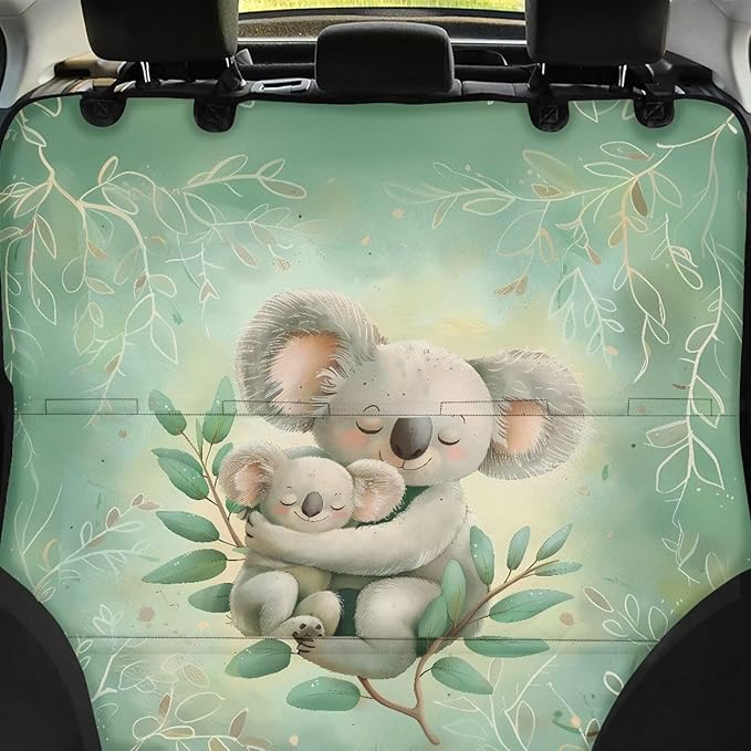 AFPANQZ Koala Print Car Seat Cover Pet Seat