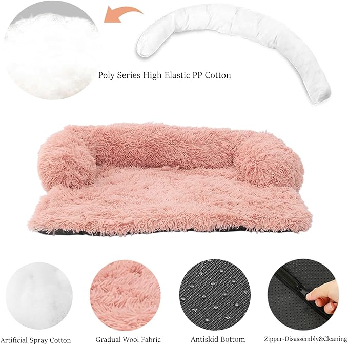 Warm Small Dog Bed Protect Sofa Calming Large