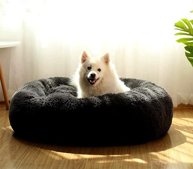 Dog Beds for Medium Dogs Washable Calming Bed 30 Inches
